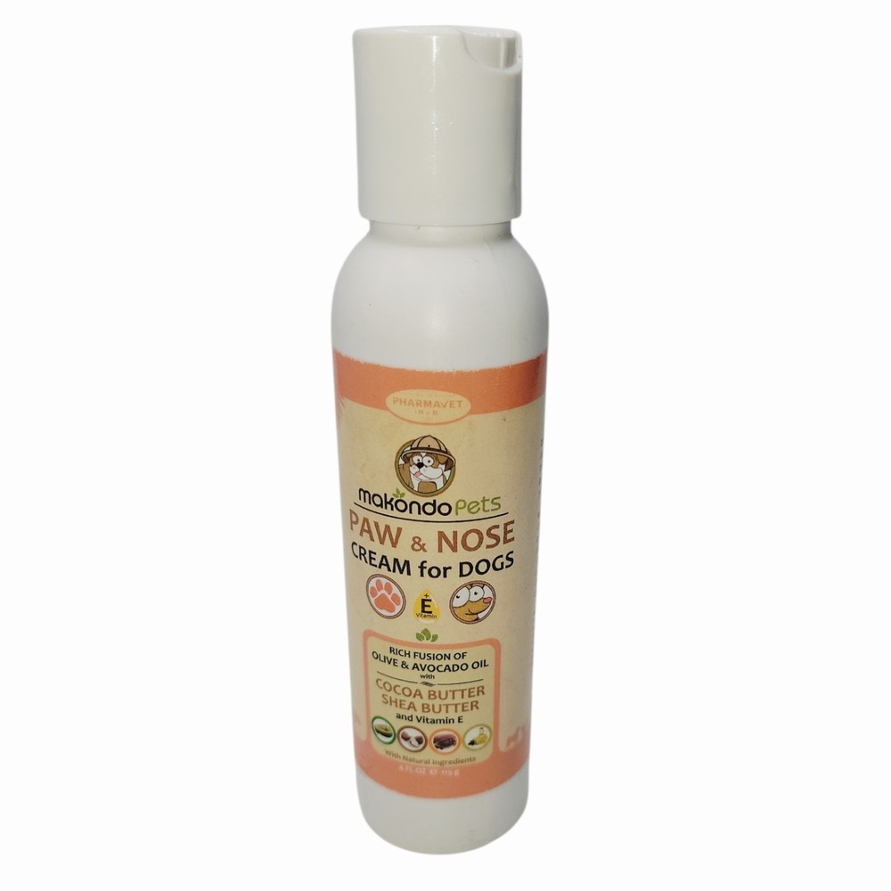 Makondo‎ Pets Paw & Nose Cream for Dogs 4oz Moisturizing Balm Shea Butter